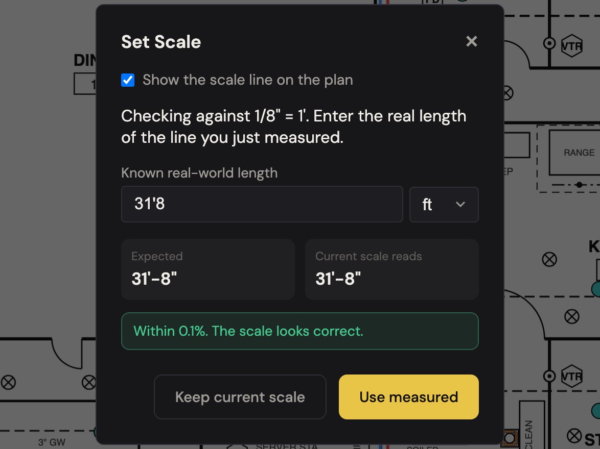 CountTooling, plumbing: Prove the scale before you count.